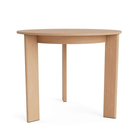 HAY Living Runder Tisch Chisel 20 von Hay Eiche Lackiert, Ø: 127 cm