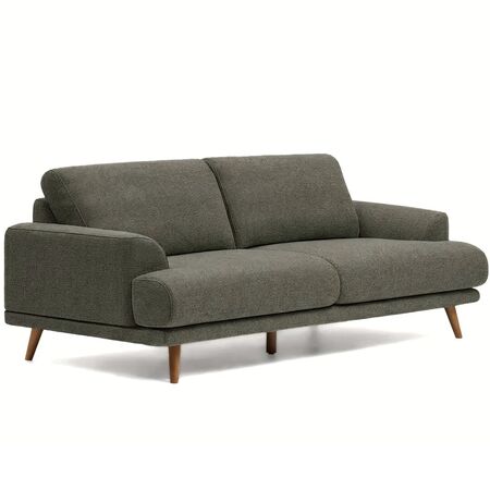 Kave Home 2-Sitzer Sofa Karin in Chenille von Kave Home Walnuss / Elonia - Beige