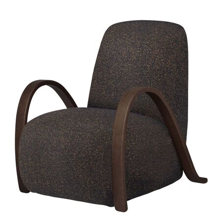 Ferm Living Lounge Sessel Buur Vanir von Ferm Living Off White / Honey