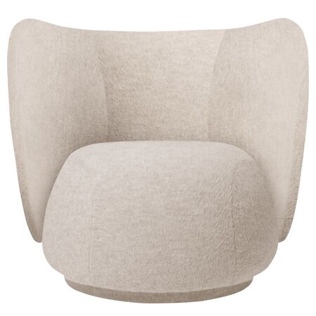 Ferm Living Lounge Chair Rico Soft Alpaca von Ferm Living Natural