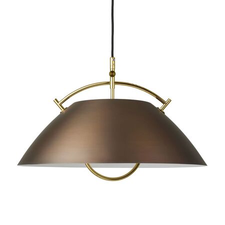 Carl Hansen & Søn Pendelleuchte HJW37 von Carl Hansen & Søn Mit Aufzug, Dunkelgrünes Gold