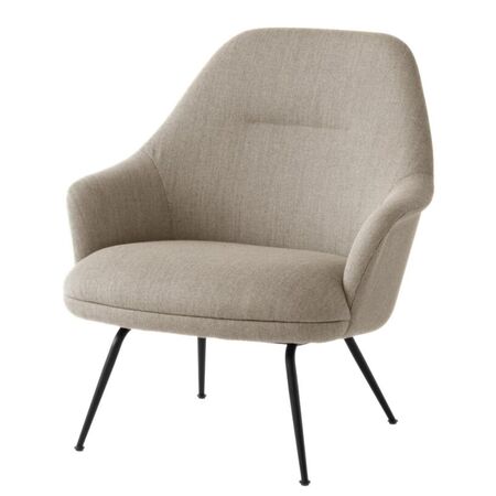 &Tradition Lounge-Sessel Rely HW140 von &Tradition Rewool 218 / Schwarz