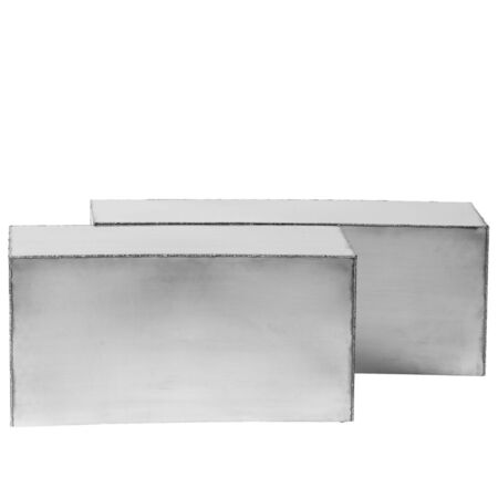 Ferm Living Couchtische Ferra von Ferm Living Stainless Steel