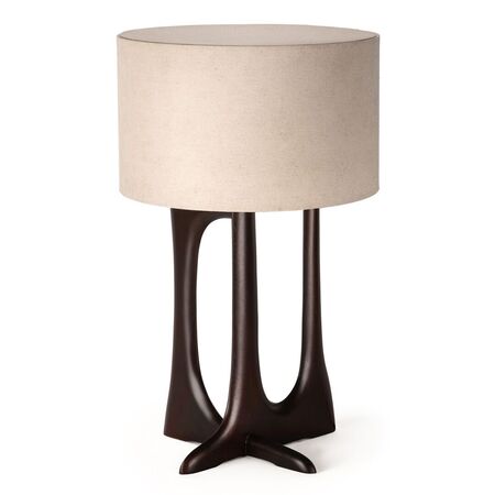 Ethnicraft Tischlampe Flow von Ethnicraft Mahagoni Rose Braun