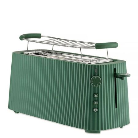 Alessi Langer Doppelfach-Toaster Plissé von Alessi Weiss
