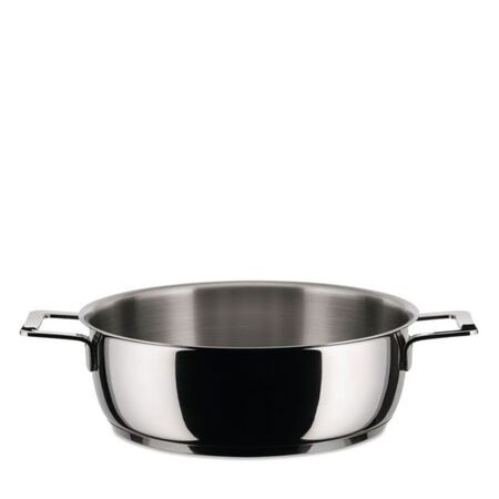Alessi Flache Kasserolle mit zwei Griffen Pots&Pans von Alessi Ø: 28 cm