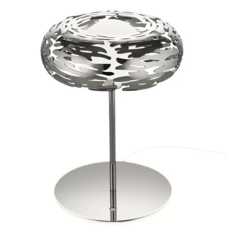 Alessi Tischleuchte Barklamp von Alessi Edelstahl 