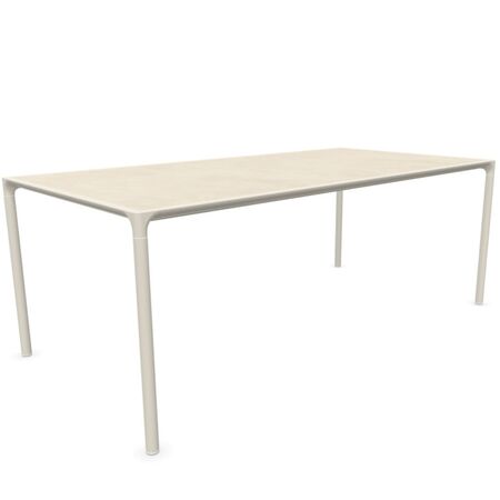 Emu Terramare Rechteckiger Tisch mit Platte aus Steinzeug 725-Braun/Gress  - Grav 53