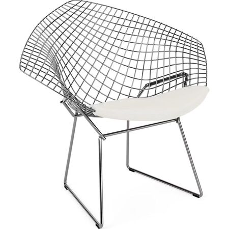 Knoll International Bertoia Diamond Chair von Knoll International Weiss, Hourglass - Air