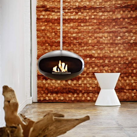 Hängender Kamin 'Cocoon Fire'