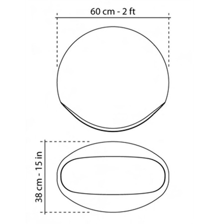 Hängender Kamin 'Cocoon Fire'