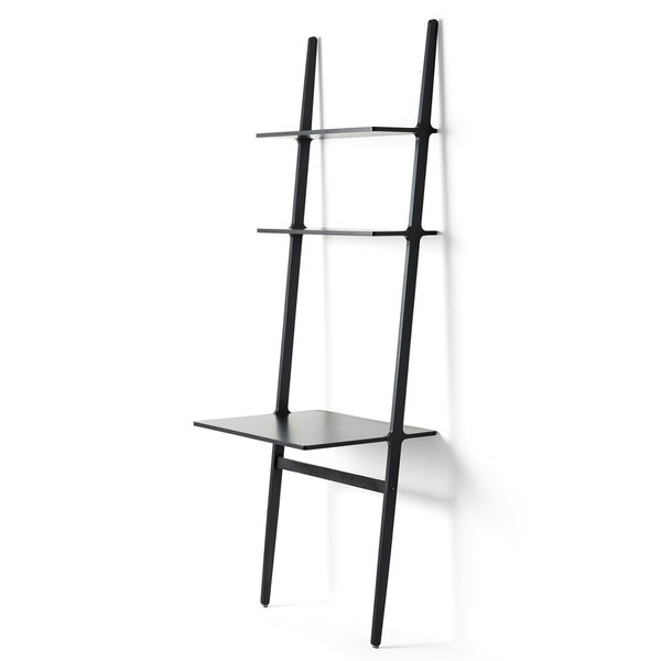 Anlehnregal Libri mit Schreibtisch