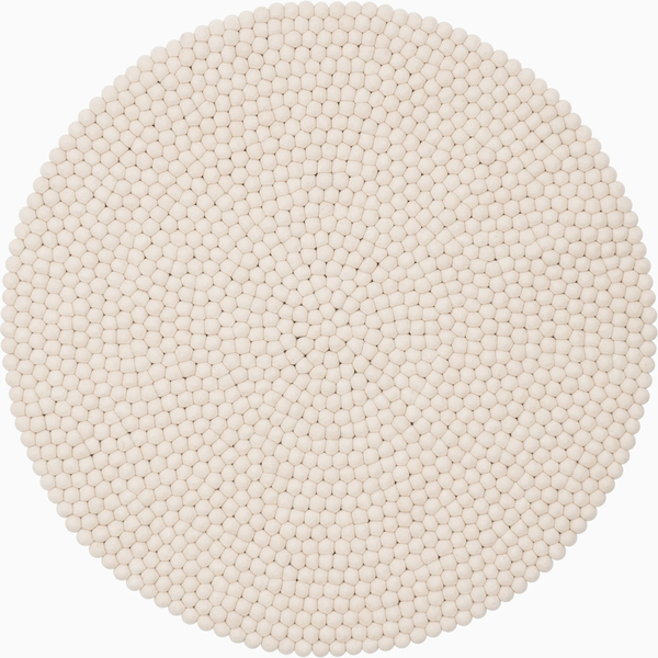 Tapis de boules de feutre Klara Rond