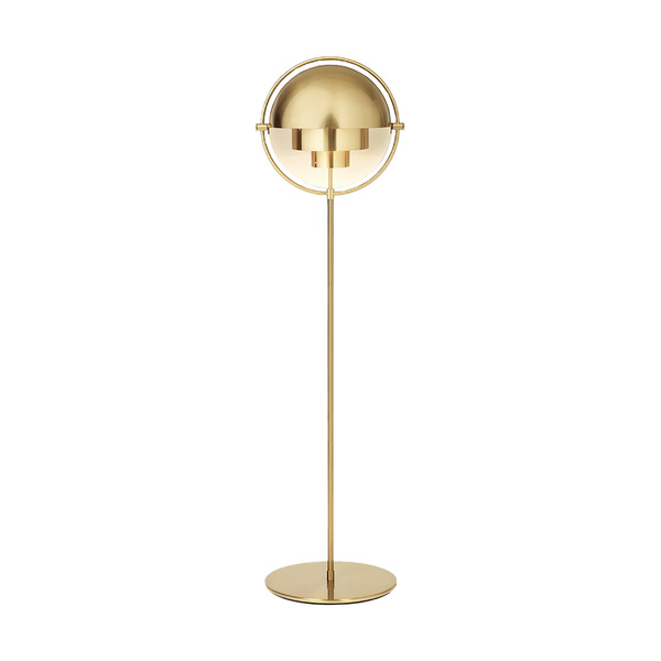 Floor lamp Multi-Lite in brass