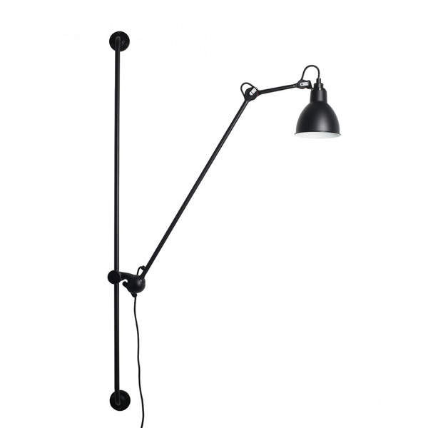 DCW Lampe Gras N°214 Wandleuchte Rund Schrim