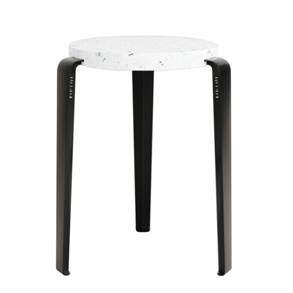 Lou Stool En Plastique Recyclé Macchiato