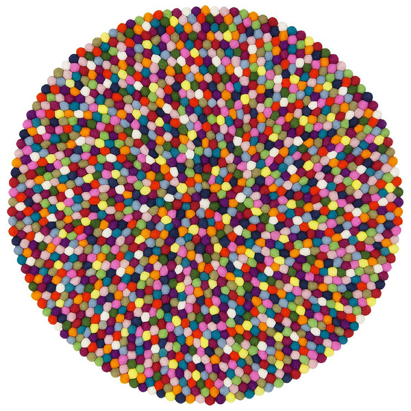Greta Tapis de boules de feutre