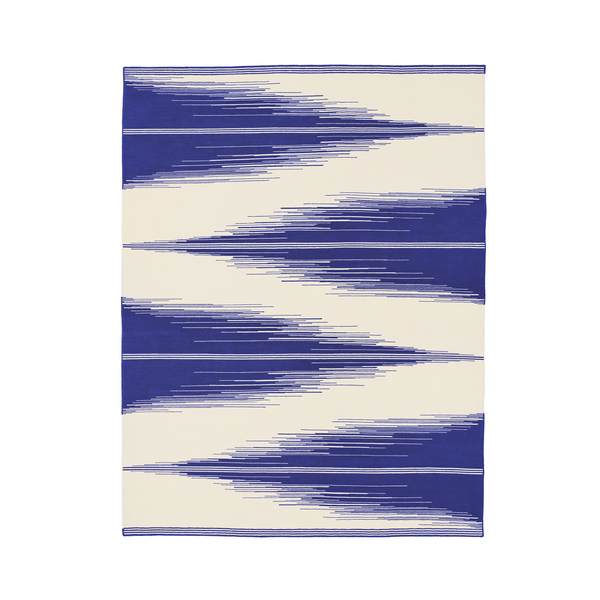 Cape à motif Kelim en tapis Ikat