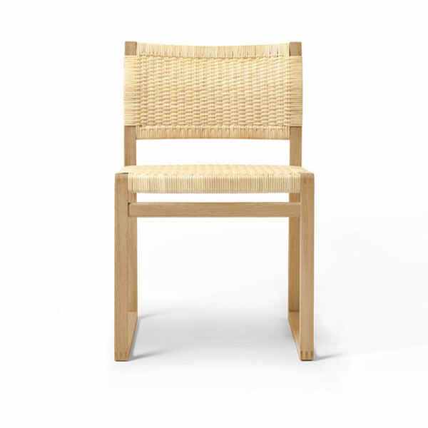 Stuhl BM61 mit Rohrgeflecht