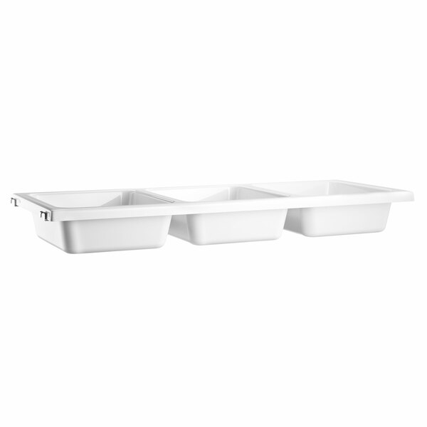 Insert de rangement Insert de conservation En plastique blanc Abs 1 pack