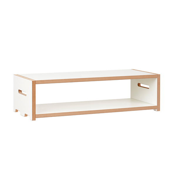 Hochstapler-MDF Beschichtet Anthrazit-76 x 32 x 20,6 cm-Grundmodul niedrig
