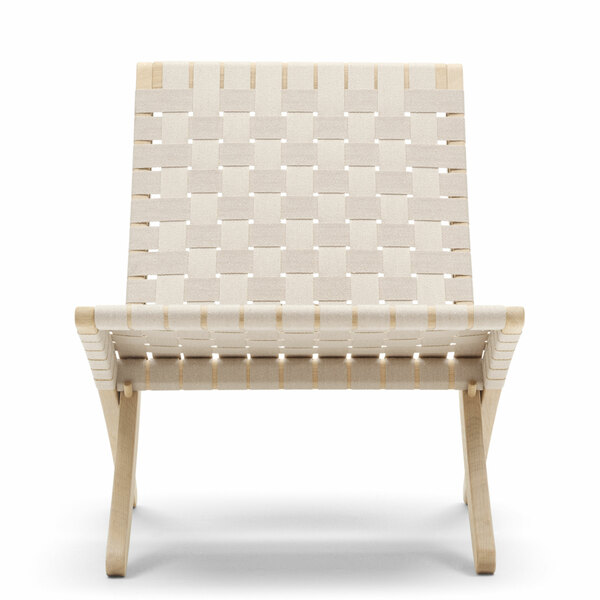 Klapplounger Cuba MG501 mit Gurtband von Carl Hansen & Søn
