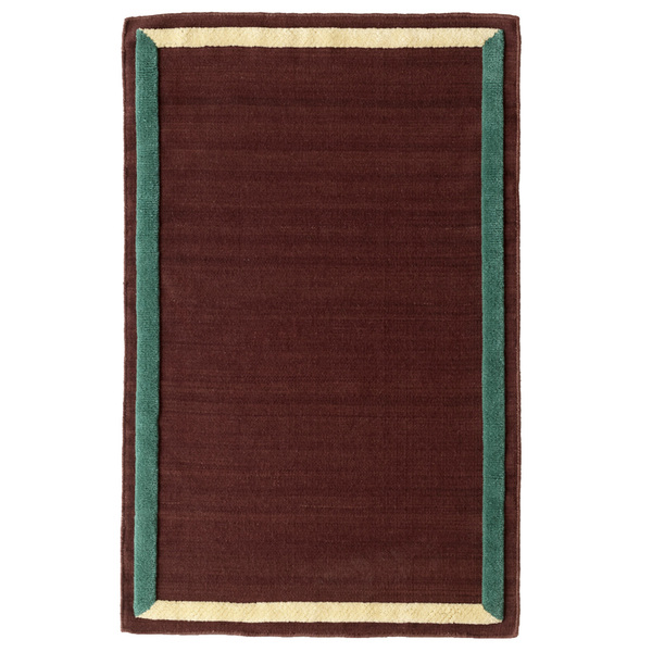 Teppich Framed mit Farbakzent