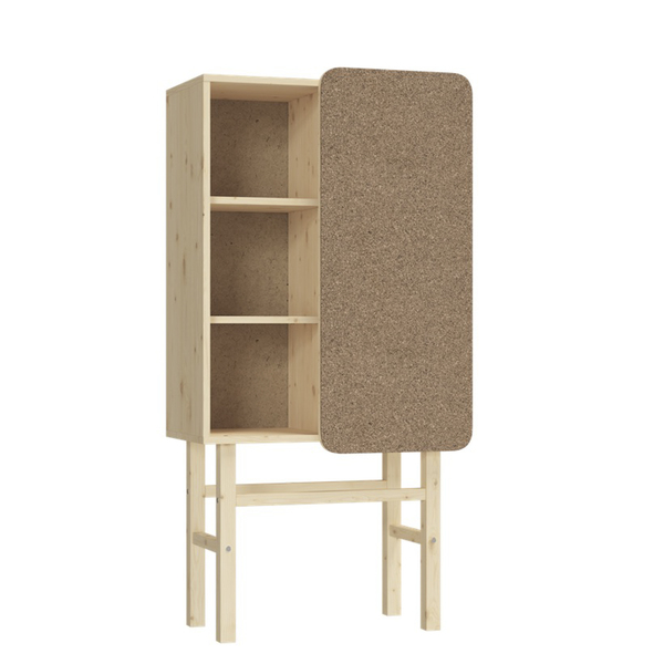 Slide Cabinet W. Pinboard - Armoire