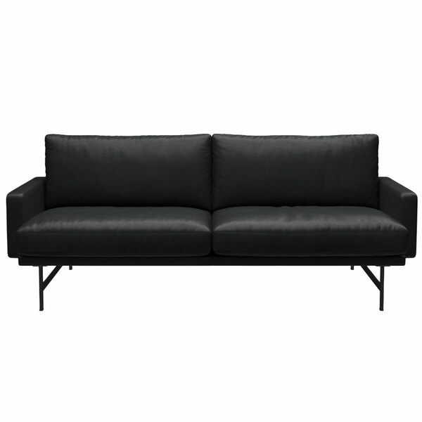Lissoni Sofa Pl112 2 Sitzer Sofa Leder