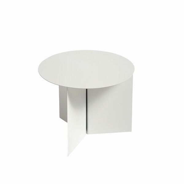Table d'appoint ronde en métal « Slit »