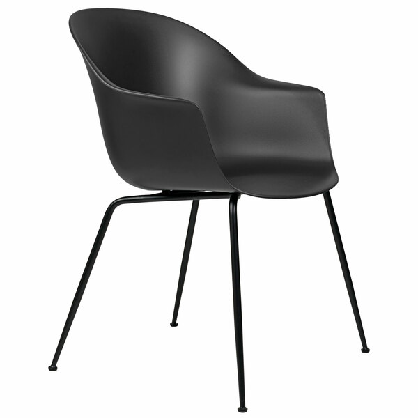 Bat Dining Chair mit konischem Fuss