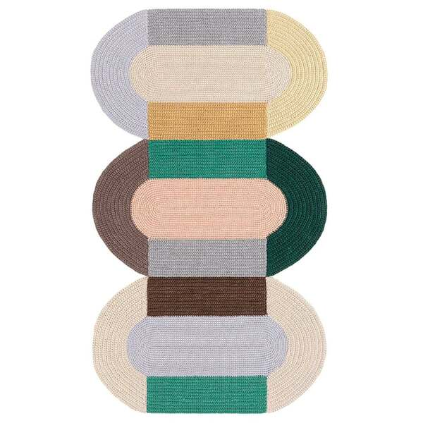 Shapely carpet Crochet Trio