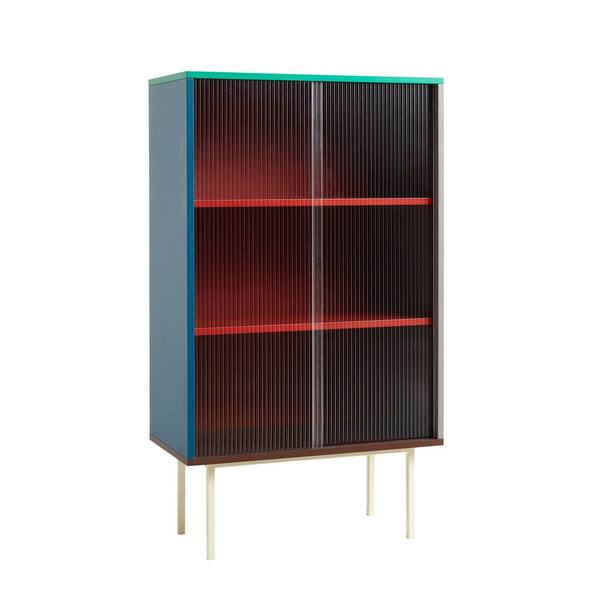 Colour Cabinet Tall - Schrank mit Glastüren