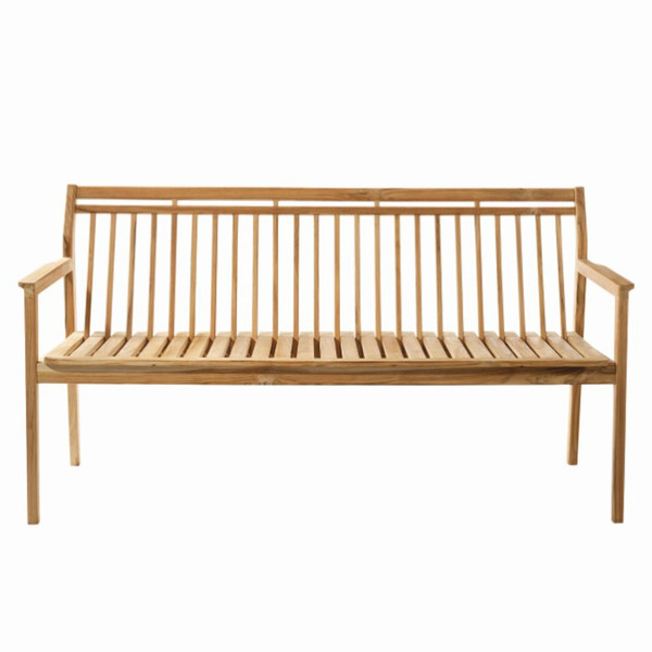 M11 Sammen 3 Pers Garden Bench With Backrest - Nature