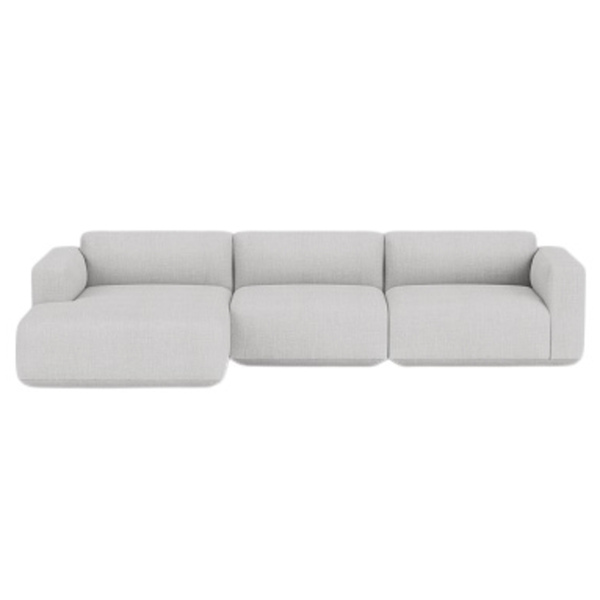 Modulares 3-Sitzer-Sofa Develius mit Chaiselongue links