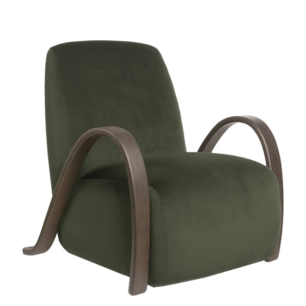 Buur Lounge Chair Rich Velvet - Sessel
