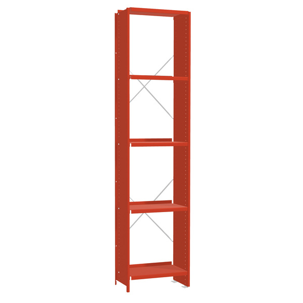 Das perfekte Aluminium-Regal von Lehni  / Höhe 180 cm