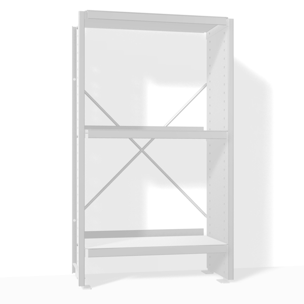 Aluminium-Regal Höhe: 75 cm
