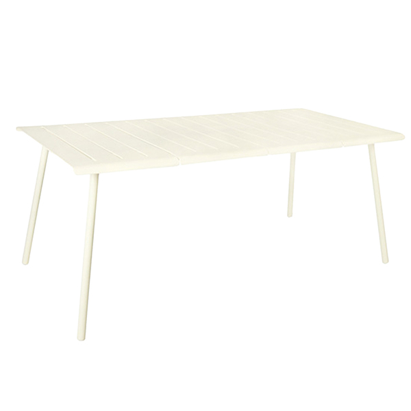 Vapio in Creme rechteckiger Gartentisch