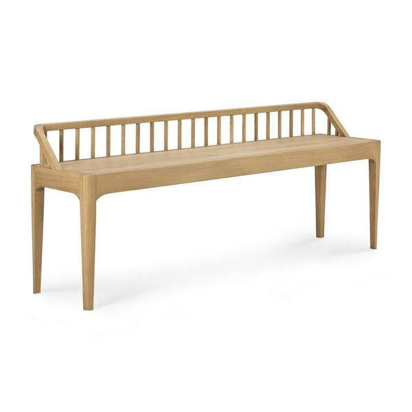 Banc de broche en chêne