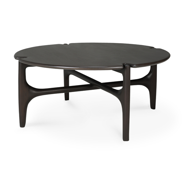 Mahagoni PI - runder Couchtisch