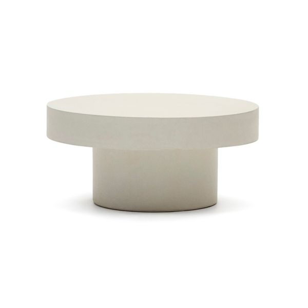 AIGUABLAVA - Table basse ronde ciment