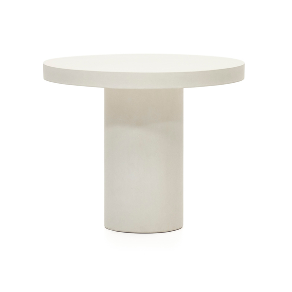 AIGUABLAVA - Table de salle à manger ronde ciment