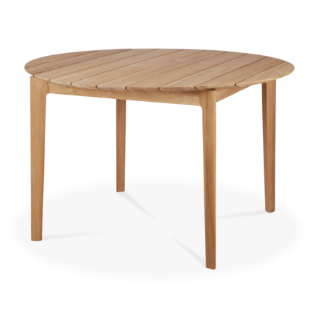 Teak Bok - runder Esstisch für Draussen Ø125