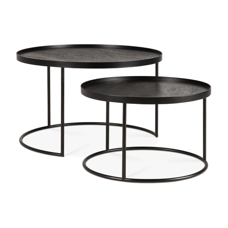 Round tray coffee table set - Table basse