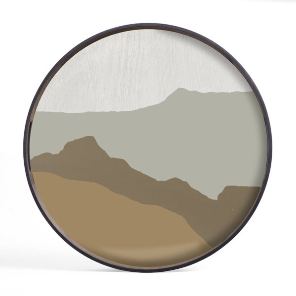 Sand Wabi Sabi glass tray - Glasstablett