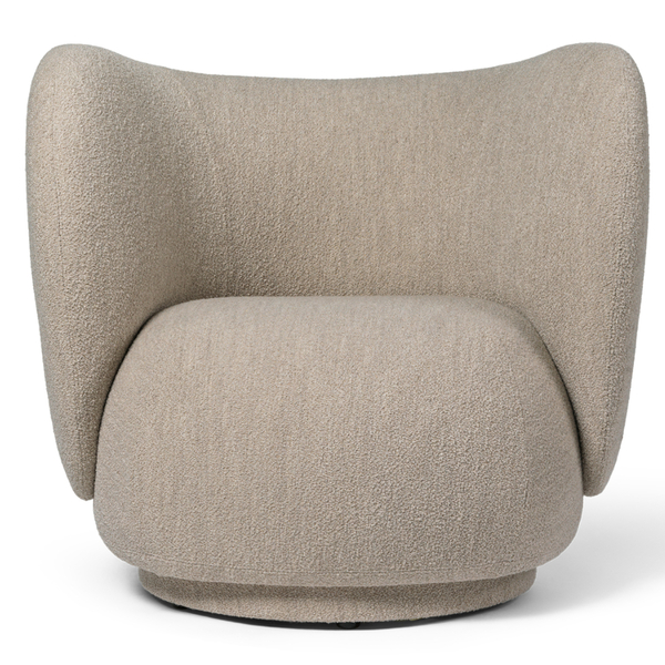 Rico Lounge Chair - Soft Boucle Sessel