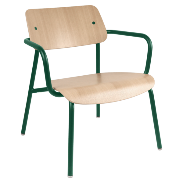 Study lounge chair in oak from Fermob