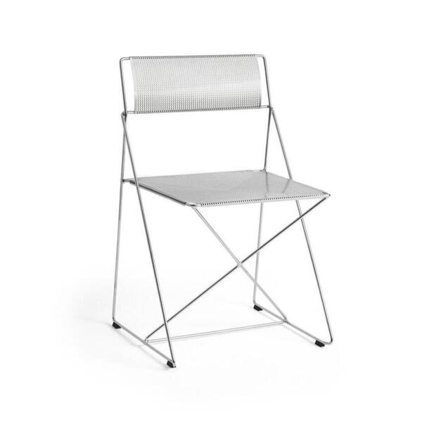 Stuhl X-Line Chair Chromed Base Indoor im 2er Set von Hay