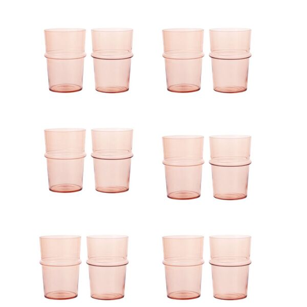 12er Set Trinkglas Boya von Ferm Living